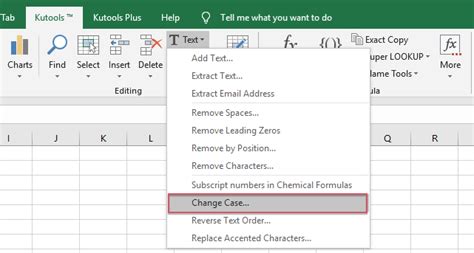 how to change first letter in caps in excel
