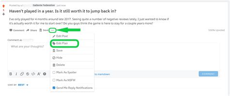 how to change flair on subreddit