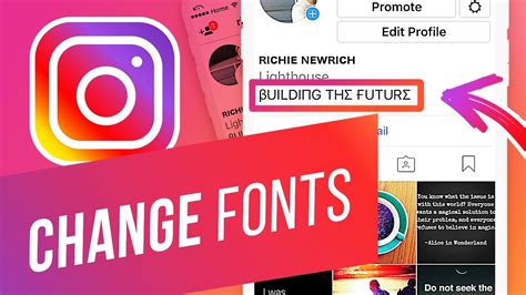 how to change font in instagram profile name