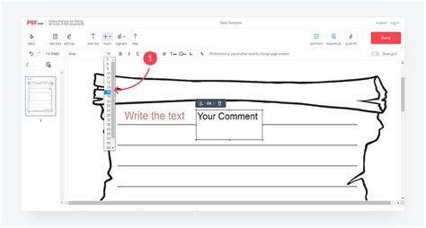 how to change font in pdf comment box