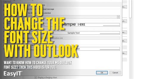 how to change font size in outlook email on iphone