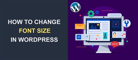 how to change font size in wordpress theme