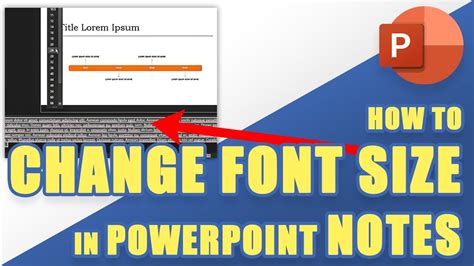 how to change font size of notes in powerpoint mac
