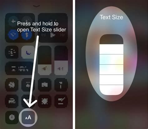 how to change font size on iphone 15
