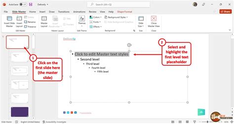 how to change font style and size in powerpoint all slides