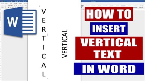 how to change font vertical in word