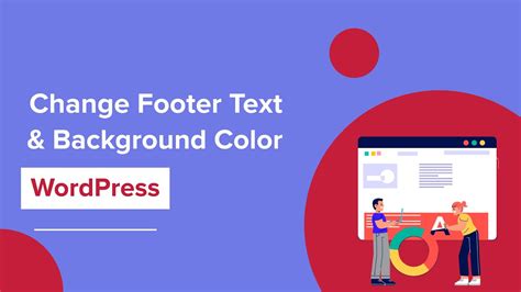 how to change footer text color in wordpress