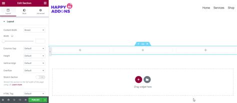 how to change footer text in elementor