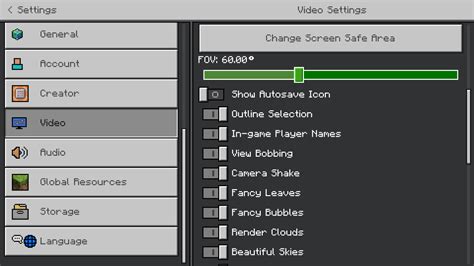 how to change fov in minecraft java pc