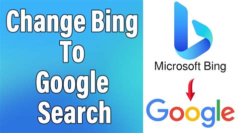how to change from bing to google chrome