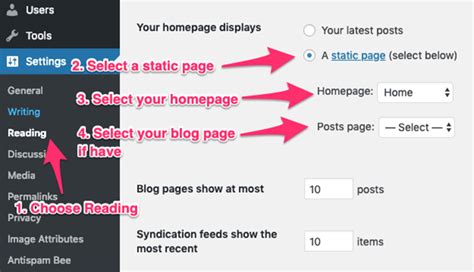 how to change front page in wordpress elementor