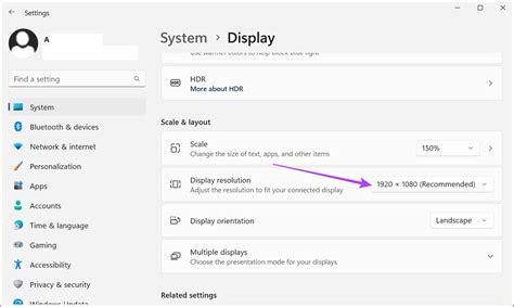 how to change game resolution in windows 11