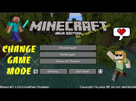 how to change gamemode in minecraft java tlauncher