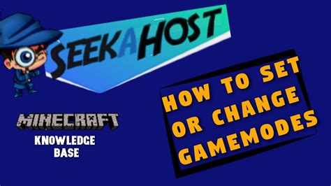 how to change gamemode in minecraft server