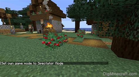 how to change gamemode to spectator in minecraft