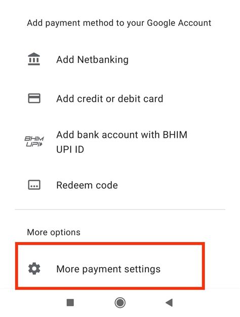 how to change google pay method