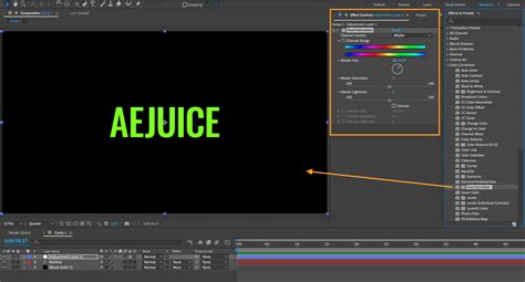 how to change green screen color in after effects