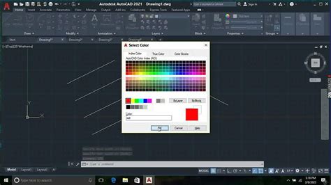 how to change grid color in autocad