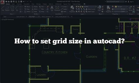 how to change grid size in autocad 2010