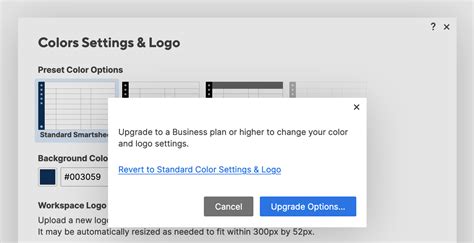 how to change header color in smartsheet