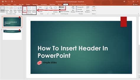 how to change header image in powerpoint