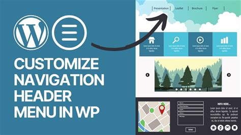 how to change header menu in wordpress