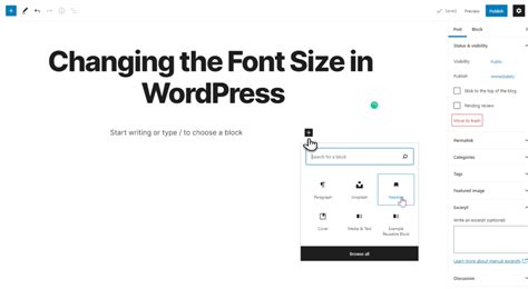 how to change heading font in wordpress