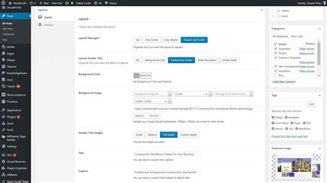 how to change headline in wordpress