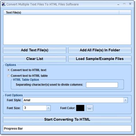 how to change html file to text file