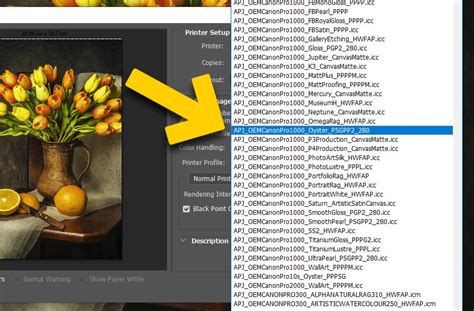 how to change icc profile in photoshop