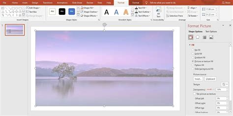 how to change image opacity in powerpoint