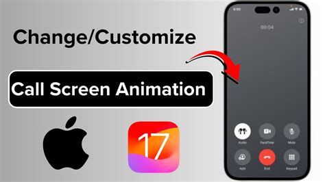 how to change incoming call screen ios 17
