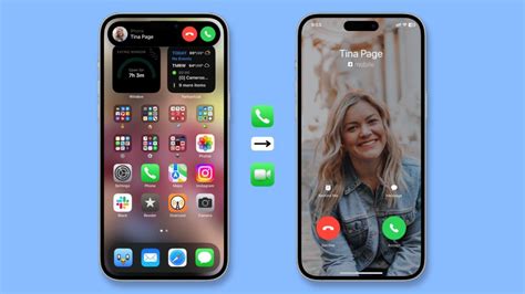 how to change incoming call screen iphone 15