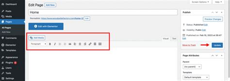 how to change index page in wordpress
