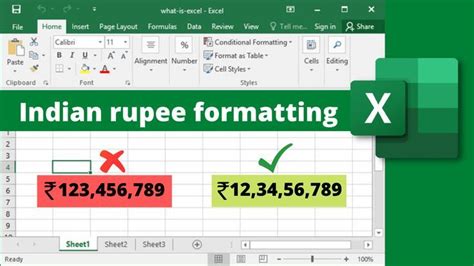 how to change indian currency format to us in excel