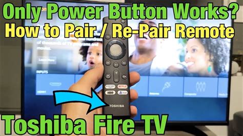 how to change input on toshiba fire tv with remote