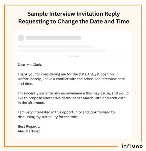how to change interview date