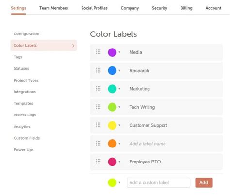 how to change label color in html
