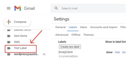 how to change label name in gmail on ipad