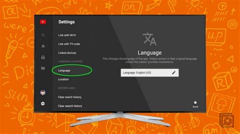 how to change language in android tv box