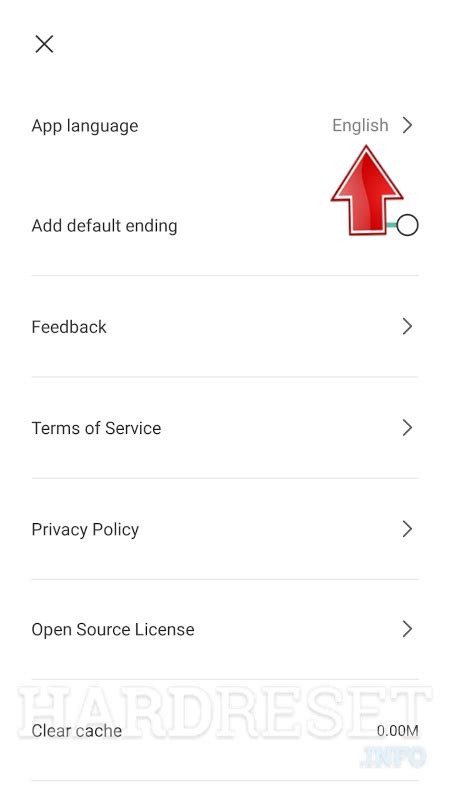 how to change language in capcut iphone