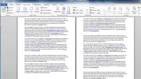 how to change layout in word doc