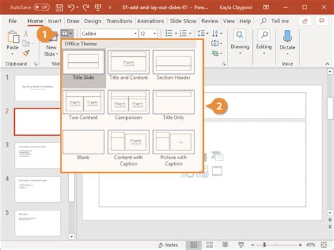 how to change layout of slides in powerpoint