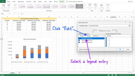 how to change legend text in excel pivot chart