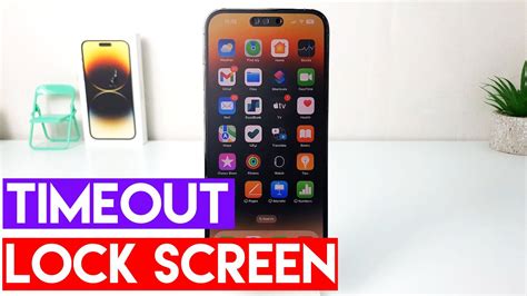 how to change lock screen time on iphone 14 pro