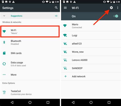 how to change mac address on android tablet