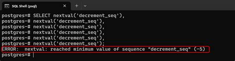 how to change max value of sequence in postgresql