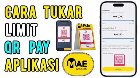 how to change maybank qr code limit