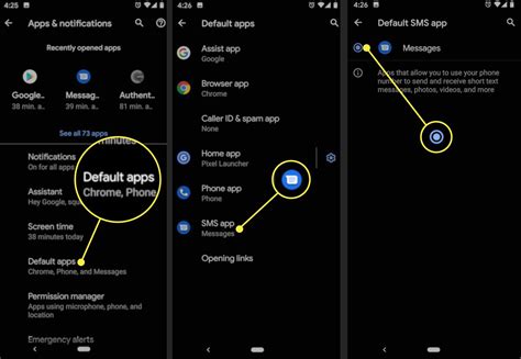 how to change messages on android back to normal