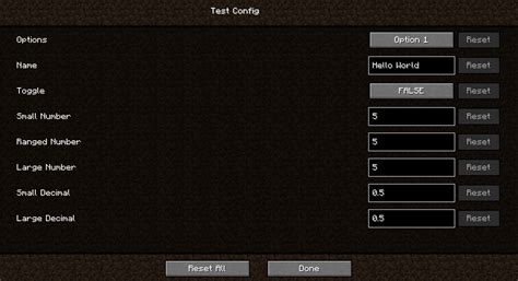 how to change mod config curseforge